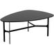 Kiernan 39.5 X 28 inch Black / Matte Black Side Table
